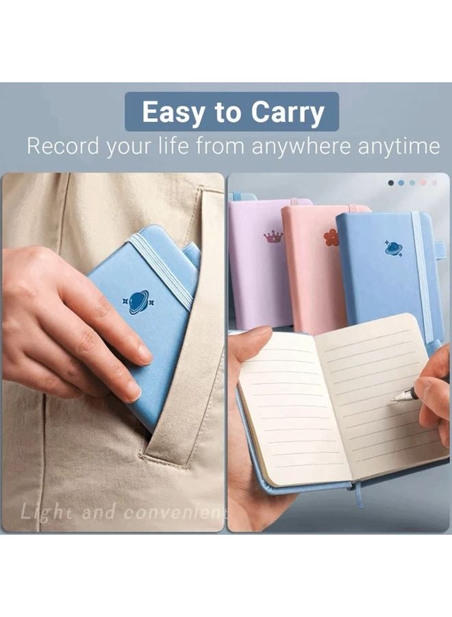 A7 Mini Notebook Portable Pocket Journal Thick Paper Random Color - Image 5