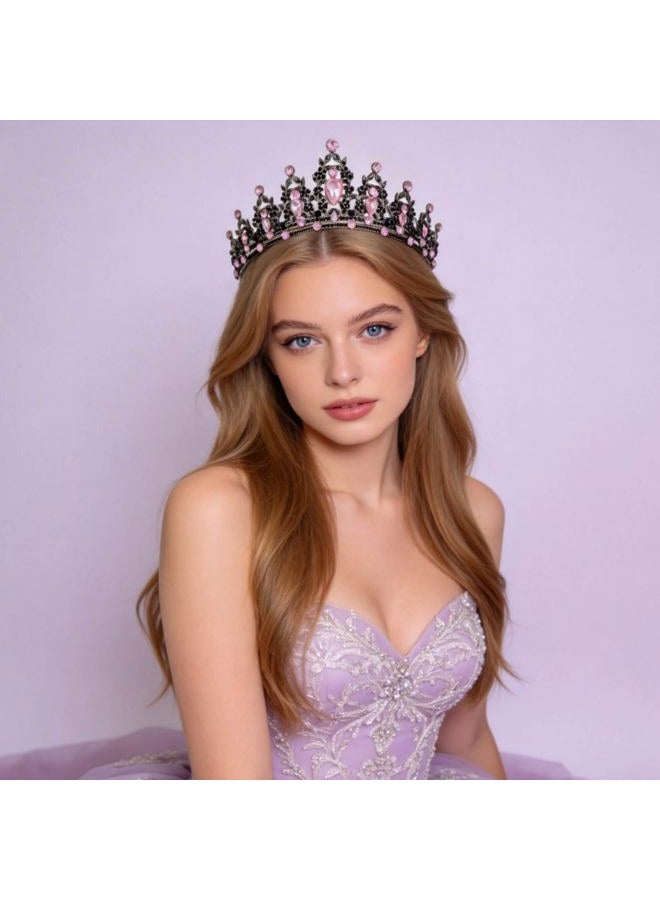 Kamirola Queen Crown and Tiaras Princess Crown for Women Crystal Headbands for Bridal, Princess for Wedding and Party, Medium, Alloy Metal, Crystal - Image 5