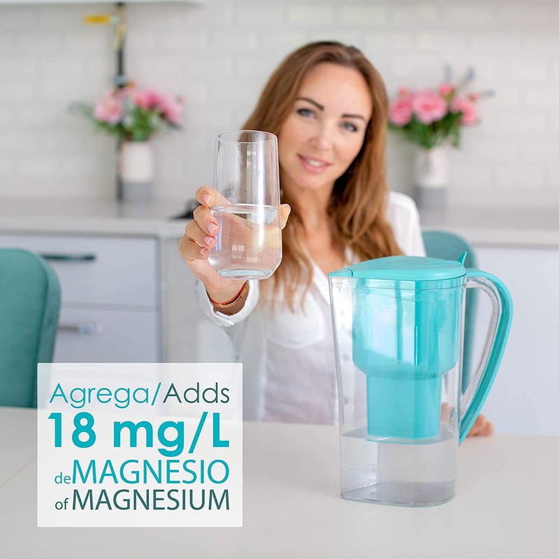 Alkanatur Filter Replacement for Pitcher (Pack of 3) - Removes Fluorides, Chlorine, Heavy Metals - Filters 400 liters of Tap Water - Replace After 3 Months - CE, ROHS, SGS Certified Water Filter - Image 5