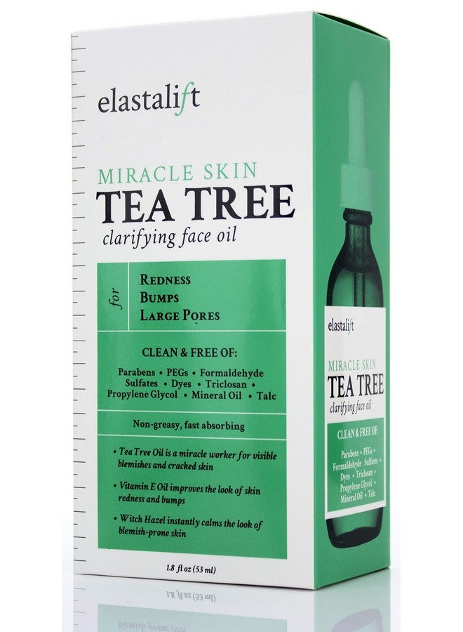 Elastalift Tea Tree Oil Facial Spot Treatment W/Witch Hazel Clarifying Tea Tree Oil For Face Helps Target Redness, Acne, Bumps, Dry Itchy Skin, & Large Pores. Non-Irritating Formula, 1.8 Fl Oz - Image 5