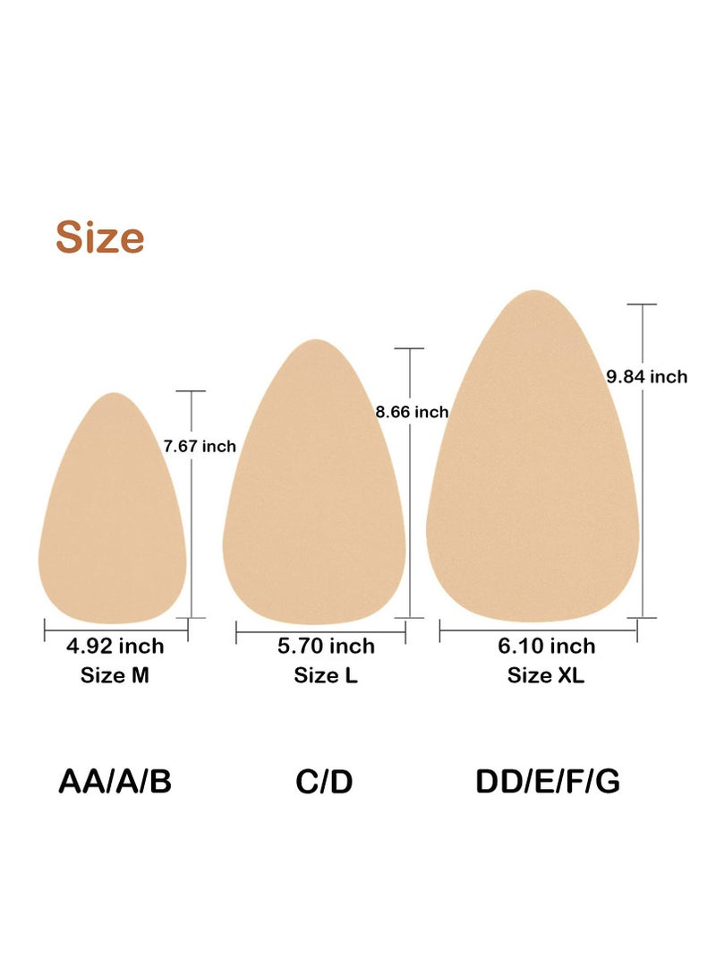 SYOSI 2 Pairs Invisible Lift Tape Adhesive Sticky Push Up Bra for A-E Cup Large - Image 3