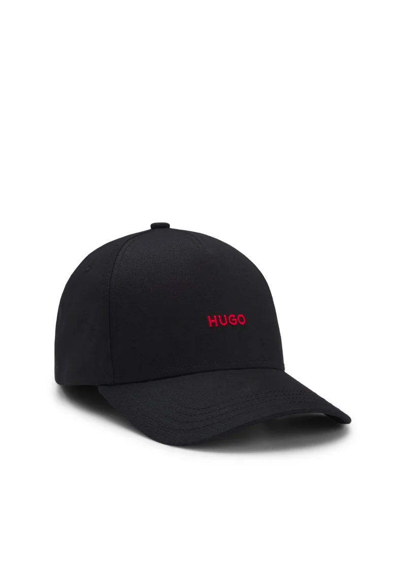 HUGO Cotton-twill cap with embroidered logo