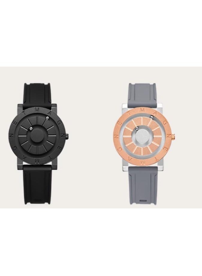 EUTOUR Magnetic Suspension Bead Concept Watch Fashion Luxury Quartz Watch - Image 3