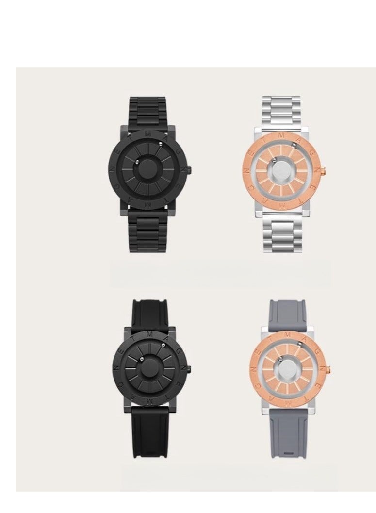 EUTOUR Magnetic Suspension Bead Concept Watch Fashion Luxury Quartz Watch - Image 4