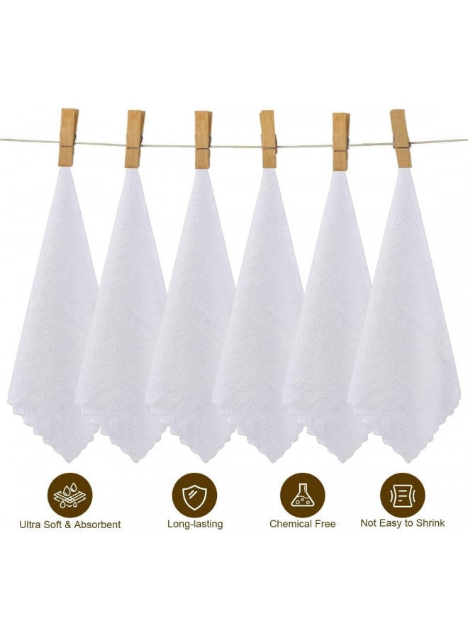 Orighty Ultra Soft Washcloths 12 Pack, Premium Microfiber Towel Sets 12 x 12 inches, Absorbent and Quick Drying Coral Velvet Washcloth, Multi-Purpose Wash Cloths for Bathroom, Hotel, and Gym (White) - Image 3