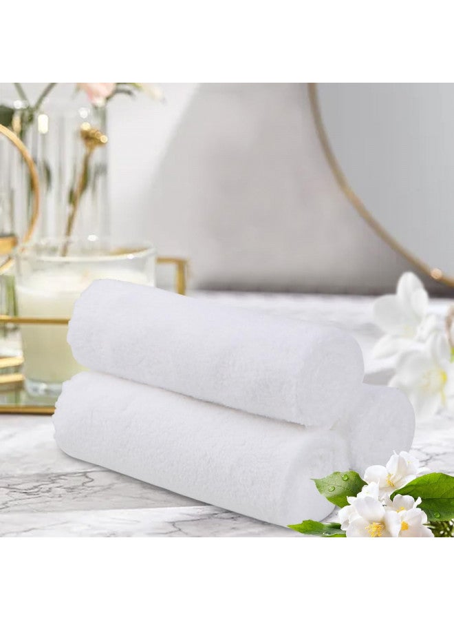 Orighty Ultra Soft Washcloths 12 Pack, Premium Microfiber Towel Sets 12 x 12 inches, Absorbent and Quick Drying Coral Velvet Washcloth, Multi-Purpose Wash Cloths for Bathroom, Hotel, and Gym (White) - Image 4