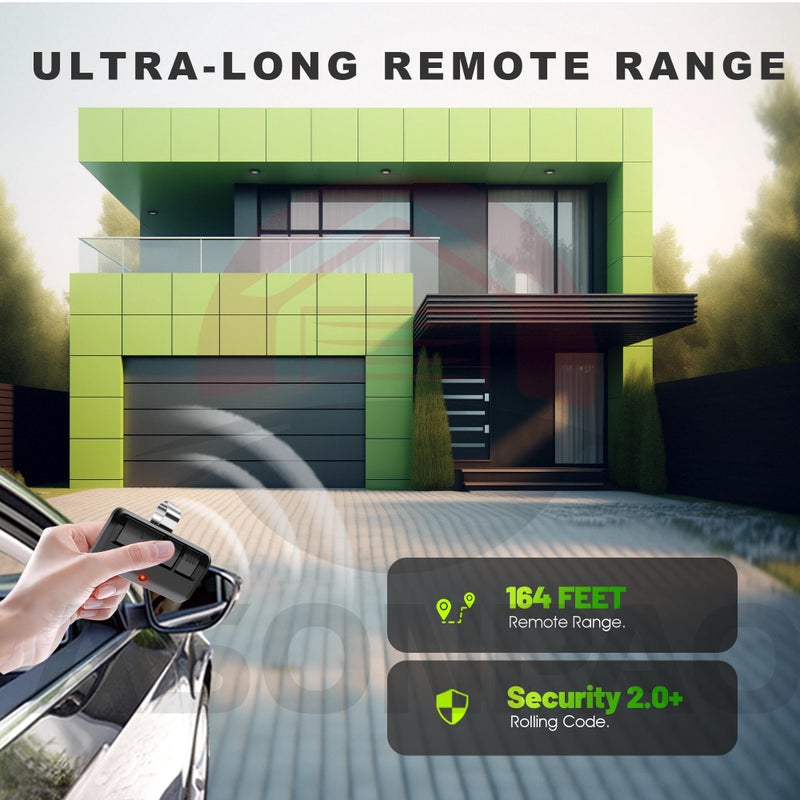 ASONPAO Chamberlain 953EV-P2 Universal Garage Door Opener Remote - Quantity 2ã€10-Year-Warrantyã€‘ - Image 5