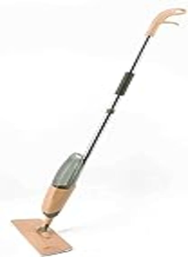 Wiper floorings with sprayer for polishing and sterilizing ceramic and marble slippable and installation beige color