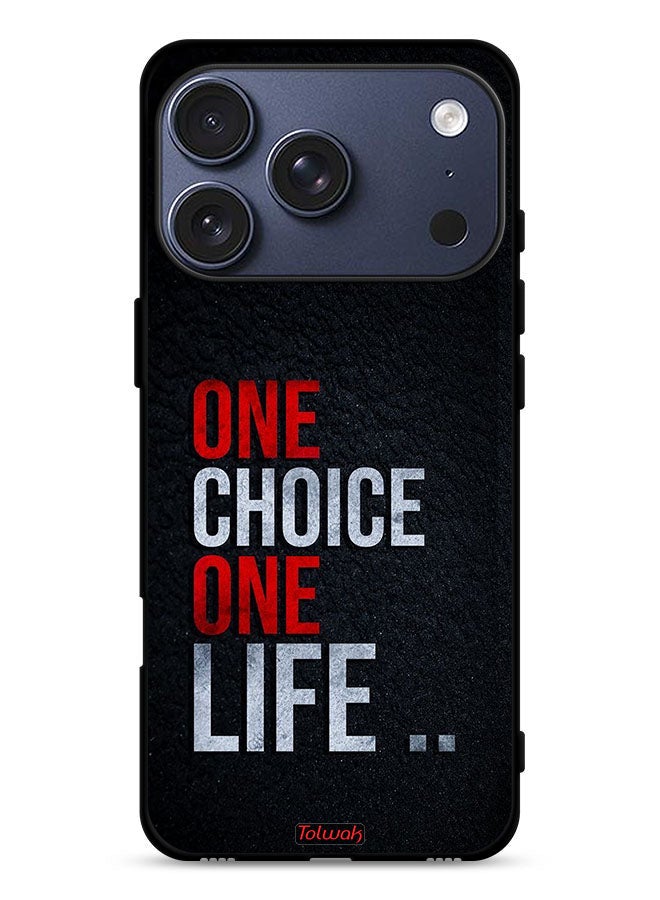 Tolwak Apple iPhone 17 Pro Protective Case Cover One Choice One Life - Image 1