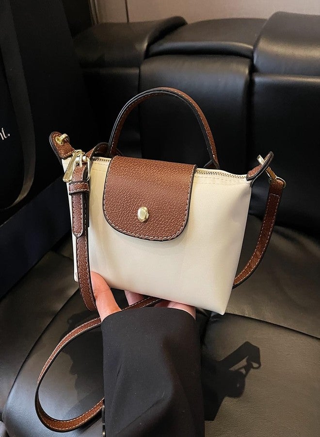 Dreubea Womens Chic Mini Bag Convertible Crossbody & Top-Handle Handbag for Everyday Elegance (Cream) - Image 5