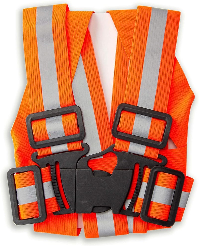 Spartan Adjustable Reflective Vest Belt for Safety with High Visibility, Orange SP-9105 - Image 4