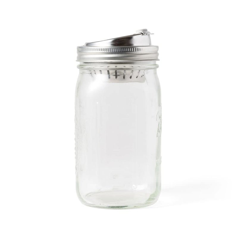 Jarware Mason Jar Fruit Infuser Drink Lid, Stainless Steel, Wide Mouth - Image 3