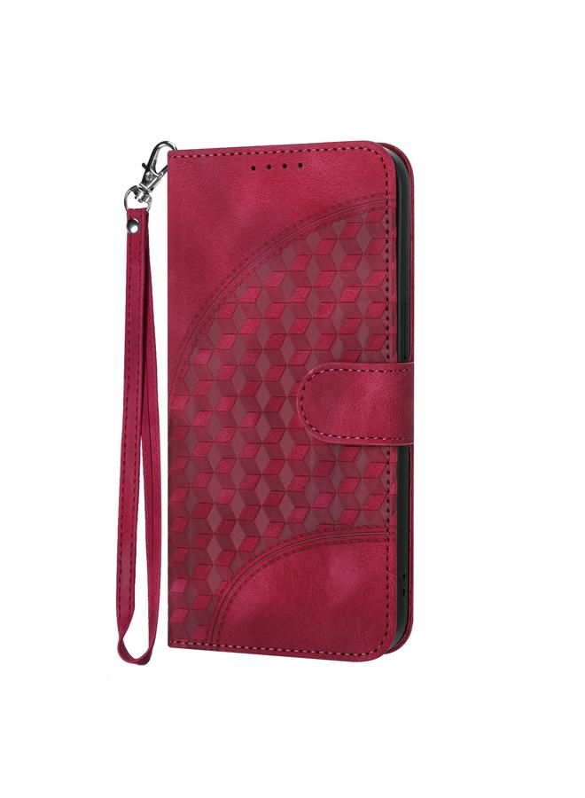 S-TOP Case For Samsung Galaxy S21 5G YX0060 Elephant Head Embossed Phone Leather Case with Lanyard - Image 2