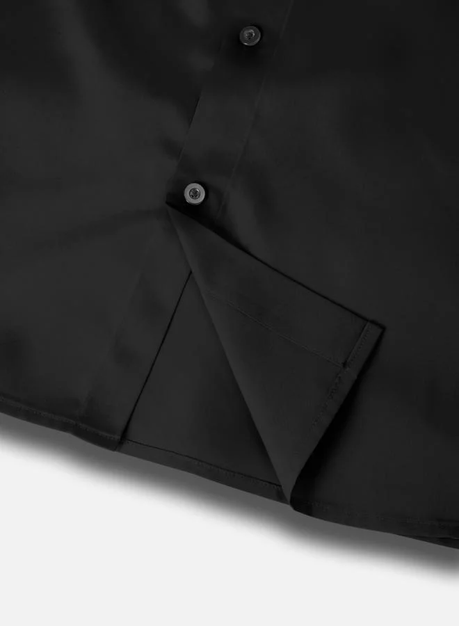 Take Two Black Men Solid Pocket Detail Long Sleeve Hooded Jacket for Men | Best Price UAE