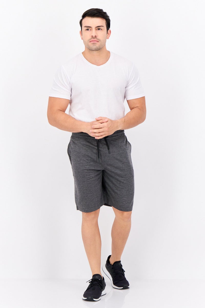 90 Degree By Reflex Men Sportswear Fit Training Shorts, Charcoal - Image 4