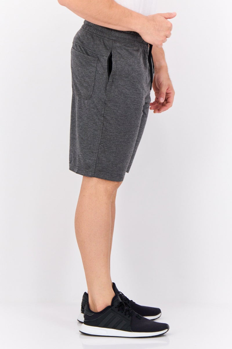 90 Degree By Reflex Men Sportswear Fit Training Shorts, Charcoal - Image 2