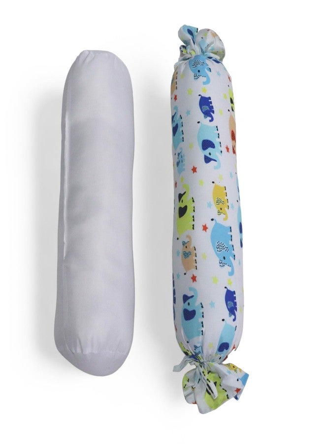 Kradyl Kroft Set of 2 Toddler Side Pillows | 100% Cotton Removable Covers | Leg and Playtime Pillows for Kids Above 12 Months (Cute Ellis) - Image 5