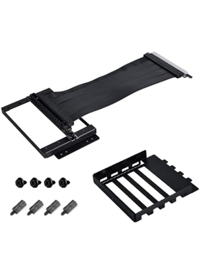 LIAN LI O11D 1X 4 Pci E 4.0 Vertical Graphics Card Holder For O11Dynamic Not Compatible With O11 Evo O11 Dynamic Xl Mini Black 200Mm Long Pcie Gen4 Riser Cable  - Image 4
