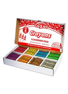 Cra-Z-Art Crayon Bulk Class Pack 400Ct 8 Assorted Colors  - Image 3