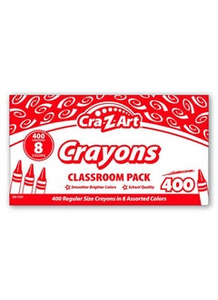 Cra-Z-Art Crayon Bulk Class Pack 400Ct 8 Assorted Colors  - Image 4