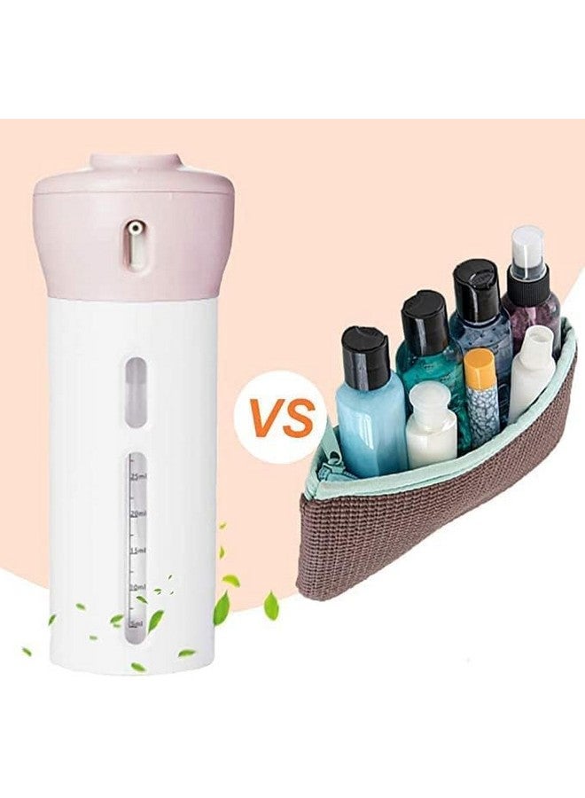 BLACK SPARROW 4 in 1 Travel Size Dispenser Bottle Set Refillable Plastic Leak Proof Toiletries Cosmetic Liquid Lotion Container - Image 2