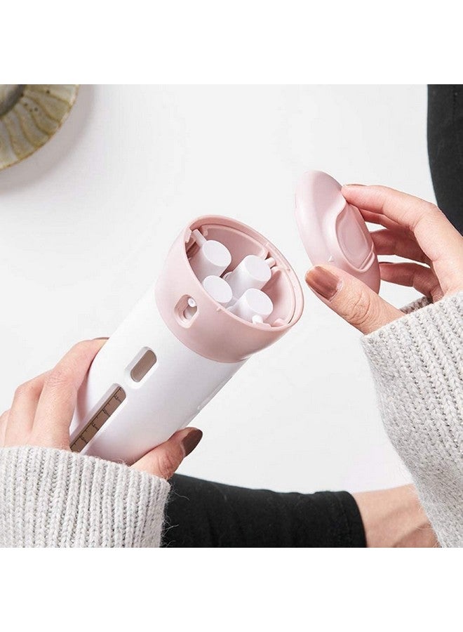 BLACK SPARROW 4 in 1 Travel Size Dispenser Bottle Set Refillable Plastic Leak Proof Toiletries Cosmetic Liquid Lotion Container - Image 5