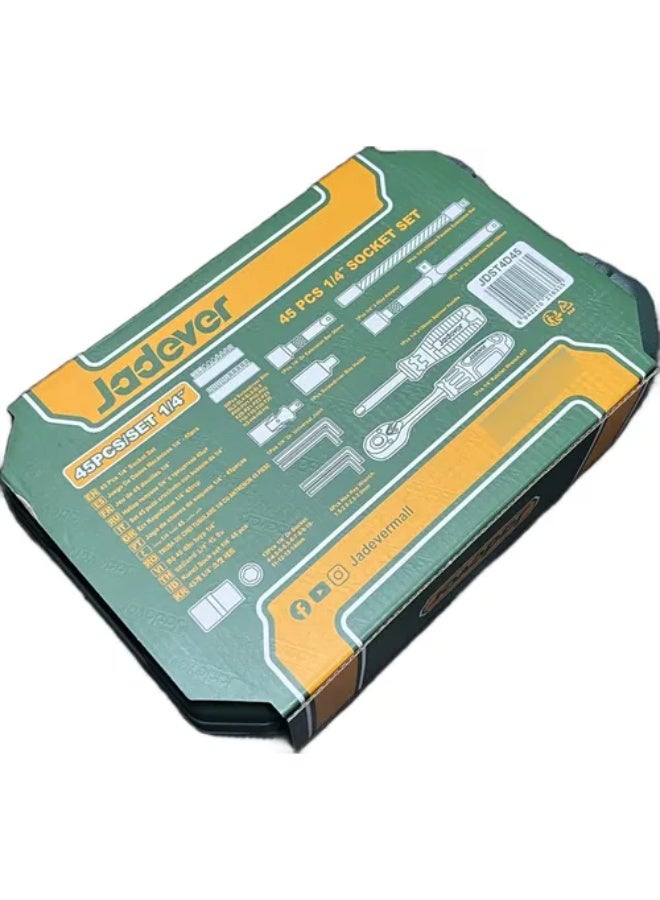 جاديفر  طقم حبات 45 قطعة  ربع بوصة من جاديفر JDST4D45 - Image 3