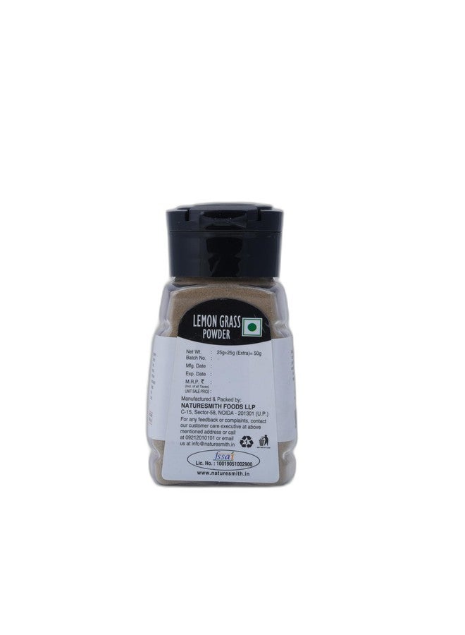 nature smith NATURESMITH LEMON GRASS POWDER-25g || SMALL SPRINKLER JAR READY TO USE || - Image 3