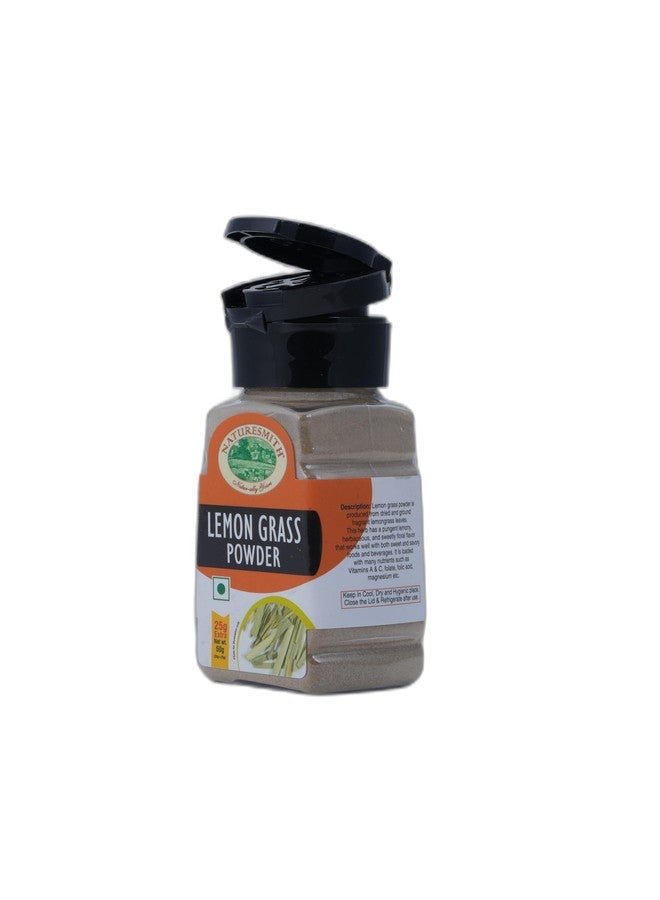 nature smith NATURESMITH LEMON GRASS POWDER-25g || SMALL SPRINKLER JAR READY TO USE || - Image 5