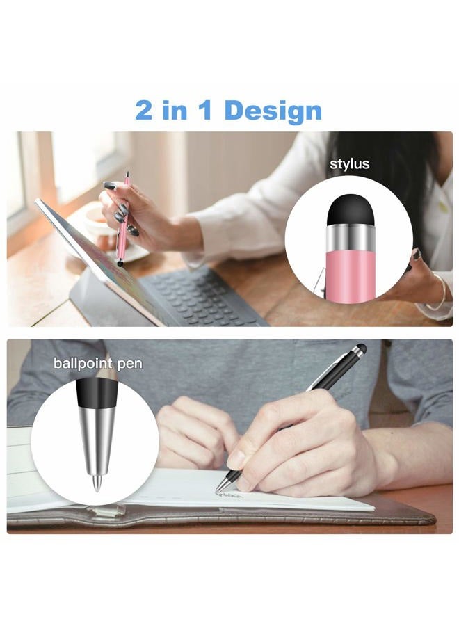 STYLUSHOME Stylus Pens for Touch Screens, 10 Pack Universal 2 in 1 Capacitive Stylus Ballpoint Pen for iPad iPhone Tablets Samsung Galaxy All Universal Touch Screen Devices - Image 3