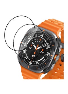 2Pack Screen Protector Compatible with Samsung Galaxy Watch 7 Ultra 47mm 2024, 3D Full Coverage PMMA Easy Installation Bubble-Free Anti-Scratch HD Clear Film for Galaxy Watch 7 Ultra 47mm