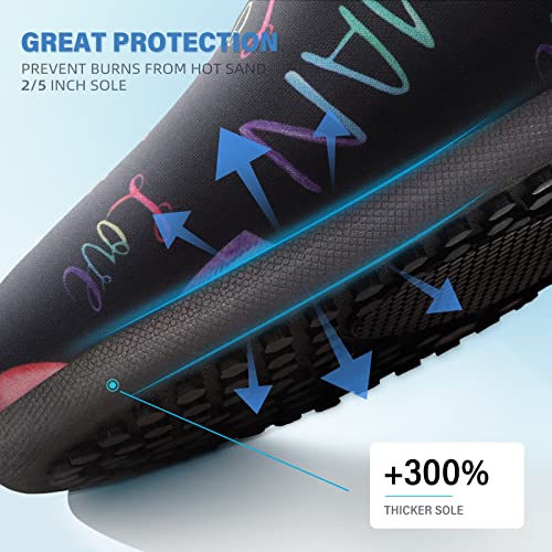 ATHMILE Water Shoes Women Men Barefoot Aqua Socks Quick-Dry for Beach Swim Pool Yoga Camping Cruise Surf Sport - Image 4