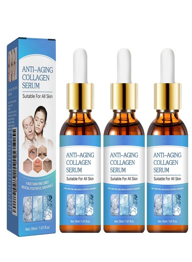 AKEASS 3pcs Face Serum: Stock Solution Facial Serum - Facial Skin Nourishing Hydrating Moisturizing Skin Care Essence, Instant Face Lift & Anti Aging Serum for Reduce Fine Lines, Wrinkles Tighten Skin - Image 1