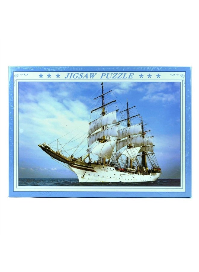 Jigsaw Puzzle 1000 Pieces - Sailing Ship Ocean View - Image 1