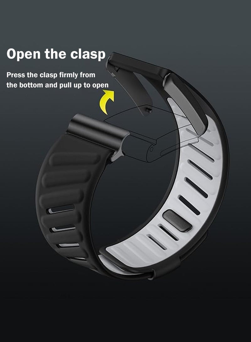 Premium Soft-Touch Silicone Wristband for WHOOP 5.0 – Lightweight, Breathable & Adjustable, Sweatproof & Waterproof Fitness Tracker Band for Men & Women (Durable Comfort Design) - Image 3