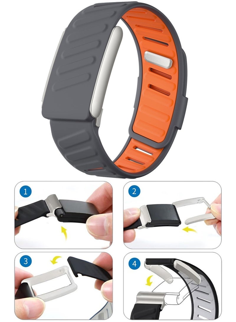 Premium Soft-Touch Silicone Wristband for WHOOP 5.0 – Lightweight, Breathable & Adjustable, Sweatproof & Waterproof Fitness Tracker Band for Men & Women (Durable Comfort Design) - Image 4