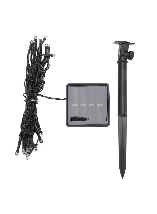 NIBEMINENT Solar String Light 20 LED IP65 Waterproof 2 Modes Automatic Outdoor Lamp String for Patio Garden 16.4ft White  - Image 1