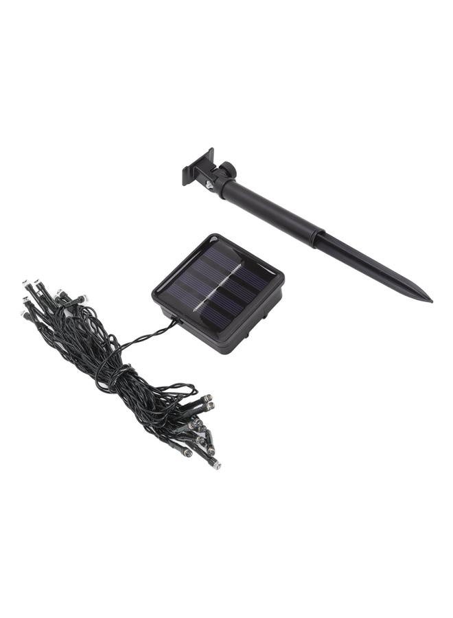 NIBEMINENT Solar String Light 20 LED IP65 Waterproof 2 Modes Automatic Outdoor Lamp String for Patio Garden 16.4ft White  - Image 3