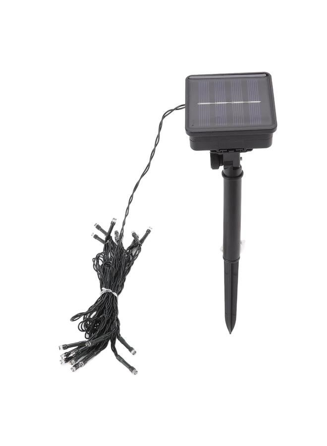 NIBEMINENT Solar String Light 20 LED IP65 Waterproof 2 Modes Automatic Outdoor Lamp String for Patio Garden 16.4ft White  - Image 4