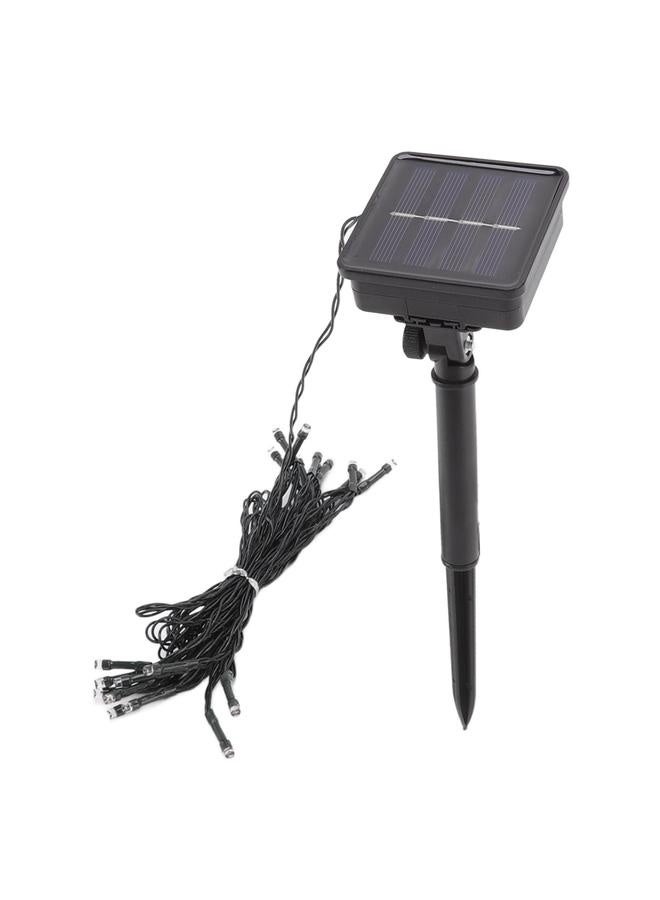 NIBEMINENT Solar String Light 20 LED IP65 Waterproof 2 Modes Automatic Outdoor Lamp String for Patio Garden 16.4ft White  - Image 5