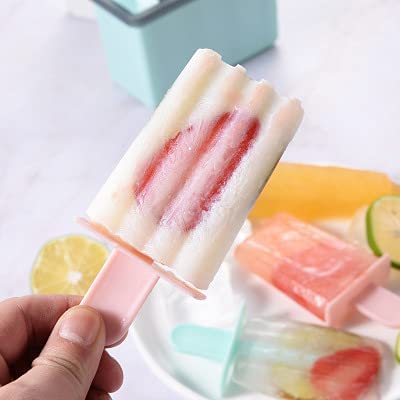 Koyet Plastic Upgrade Design Popsicle Molds, Ice Candy Maker, Ice Pop Makers Reusable Ice Cream Mold DIY Popsicles Tray Holders Popsicles Mould Tray with Stick (1pcs) - Image 3