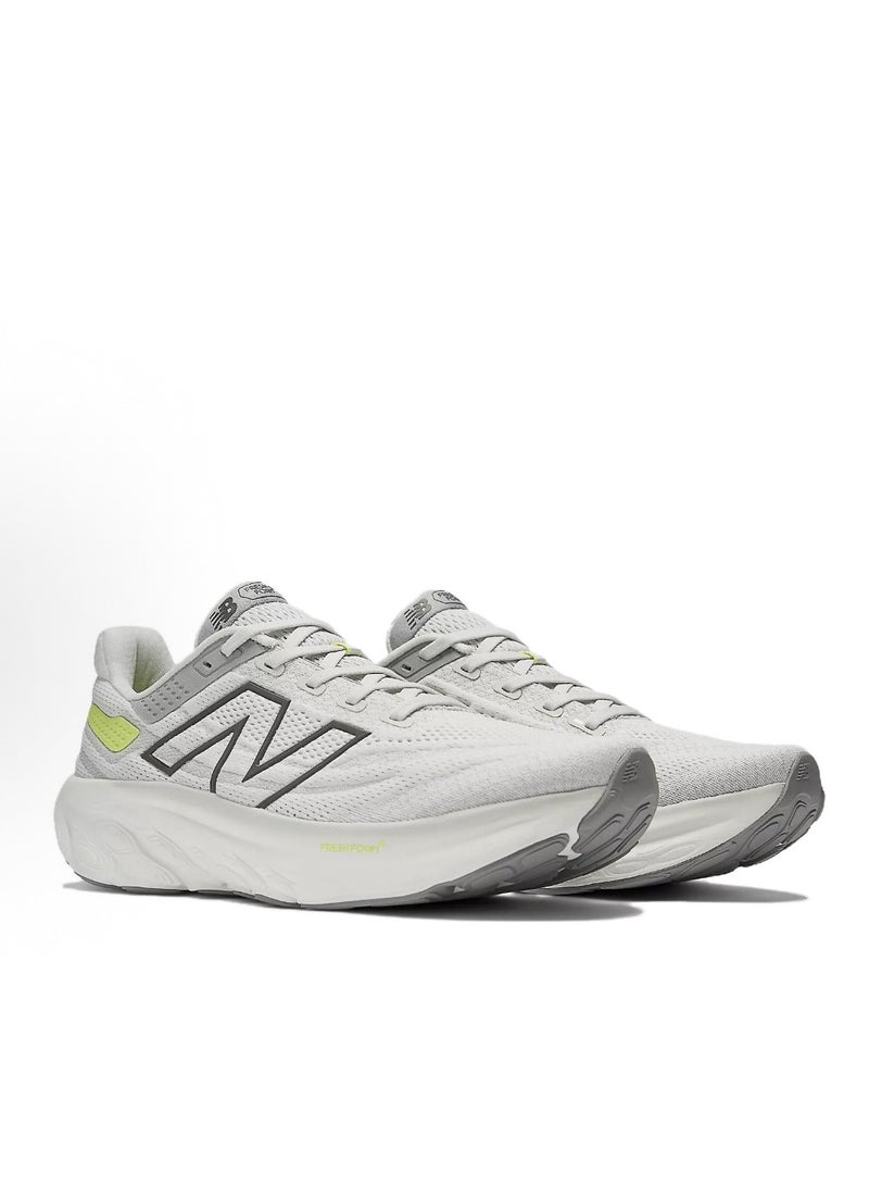 New Balance Fresh Foam X 1080 v13 Comfort Cushioning Running Sneakers Light Gray/Yellow For Men/Women/Students - Image 2