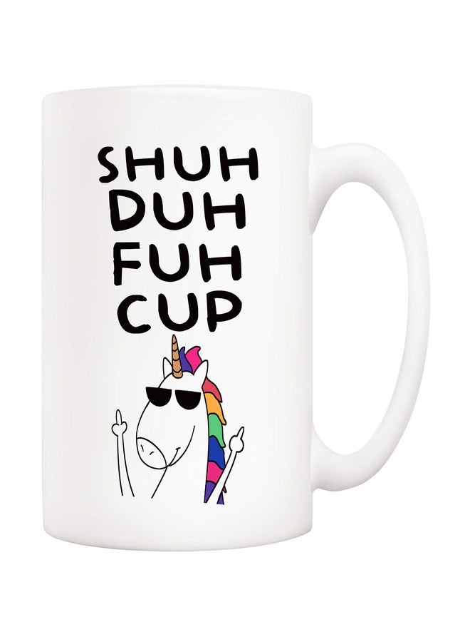 5Aup Christmas Gifts Funny Quote Unicorn Coffee Mug for Friend, Novelty Ceramic Cups 11Oz, Unique Birthday and Holiday Gifts for Daughter Brother Boss - Image 1