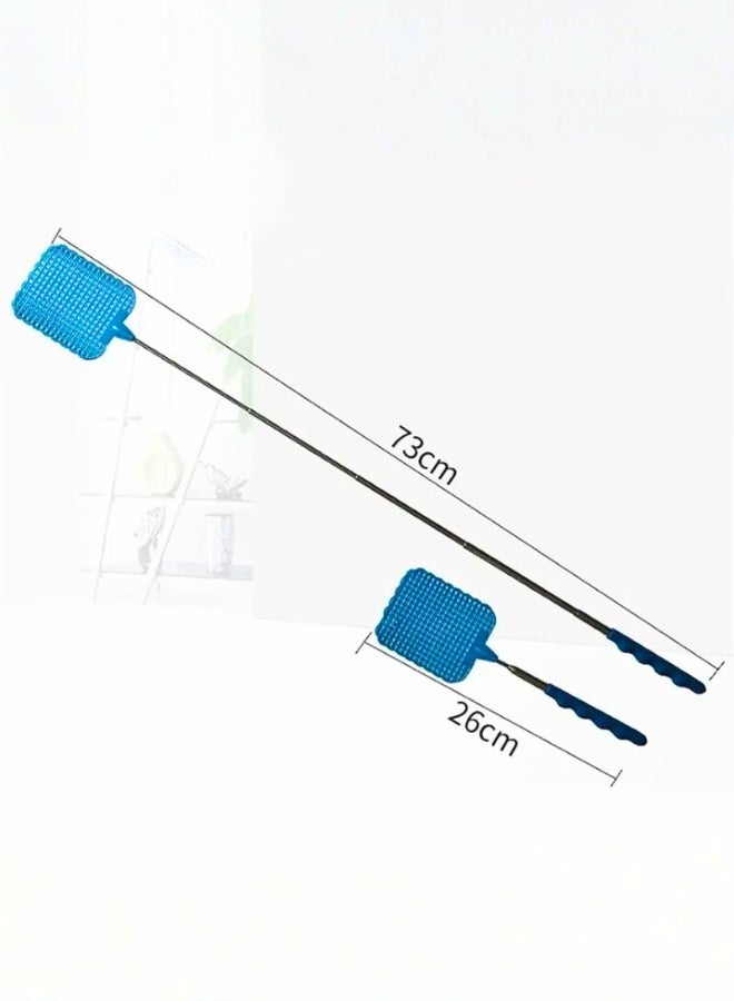 تريدجيت مضرب ذباب يدوي قابل للتمدد بمقبض معدني تلسكوبي - أداة مكافحة حشرات طويلة المدى	مضرب حشرات محمول يدوي للبعوض والذباب والحشرات الطائرة - Image 5