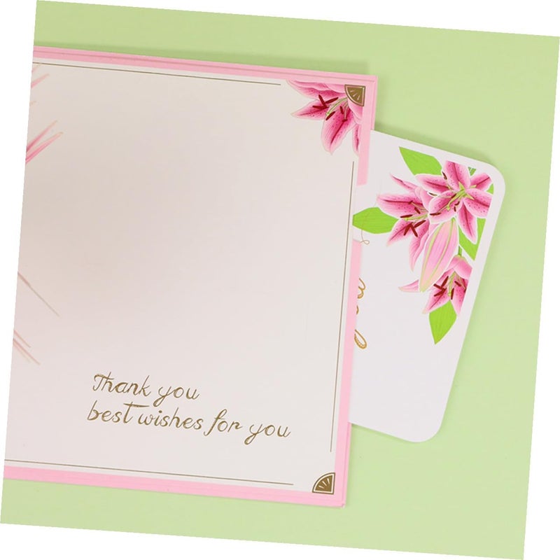 All consumer tier purchase options Homoyoyo Three-dimensional Lily Mother's Day Greeting Card Floral Thank You Card for Mom with Envelope Handmade for Women Daily life matching design Consistent steady quality Daily use improved quality Regulated warehouse storage Gulf user preference oriented build Long term use design Natural material Safe silicone build Durable versatile substance Advanced minimal build Wide range usage design Newly stocked local goods Integrated warehouse solution Classic modern blend design Working day delivery service Storage burden minimized build Climate adapted upgraded quality Any KSA address orderable Simplified versatile design Practical experience crafted Pre-stock well-packed goods Diverse operation compatible Cost effective global grade quality Market demand focused build - Image 5
