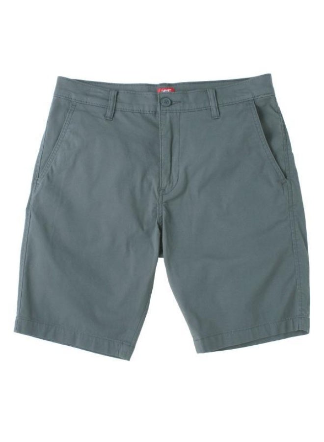 ليفايز شورت شينو رجالي قطن مرن موديل أمريكي 85229 بقصة مستقيمة رمادي مقاس L (42)
