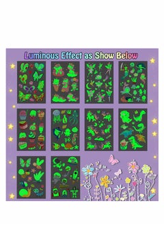 SYOSI Luminous Tattoos, Party Bag Fillers Temporary Tattoo Stickers with Unicorn/Dinosaur/Mermaid, Birthday Decorations Party Favors Supplies for Boys and Girls, 140 Styles(10 Sheets)  - Image 5