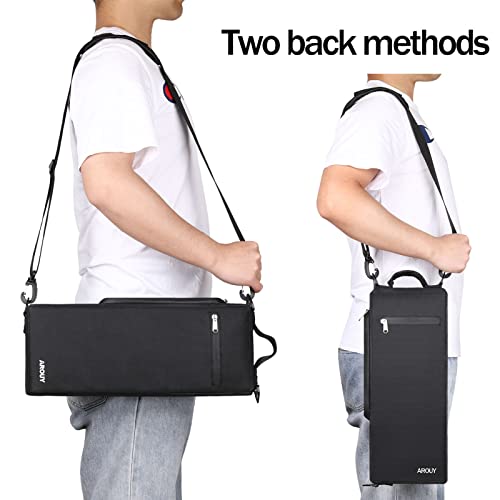 AROUY Golf Cooler Bag/ Accessories for Men and Small Soft Insulated Beer Cooler Holds a 6 Pack of Cans or Two Bottles of Wine, Sports Bags - Image 4