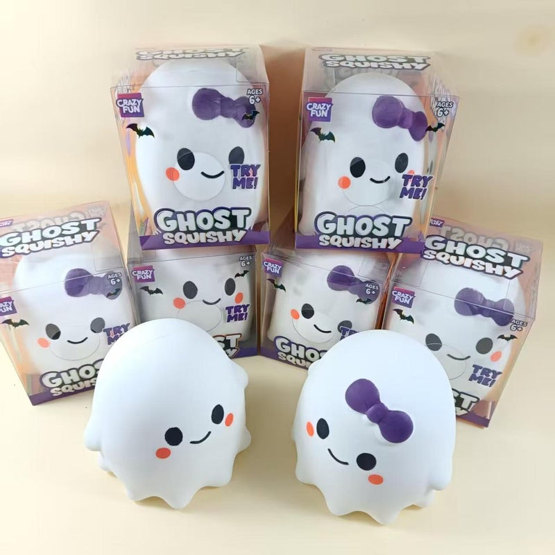 Cute Large 16cm Ghost Squishy Toy Funny Halloween Stress Relief Toy Gift for Boys and Girls - Image 2