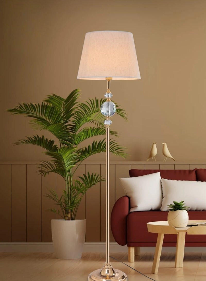 ICTC Floor lamp Golden color crystal 165 cm reliable modern design suitable for home or office